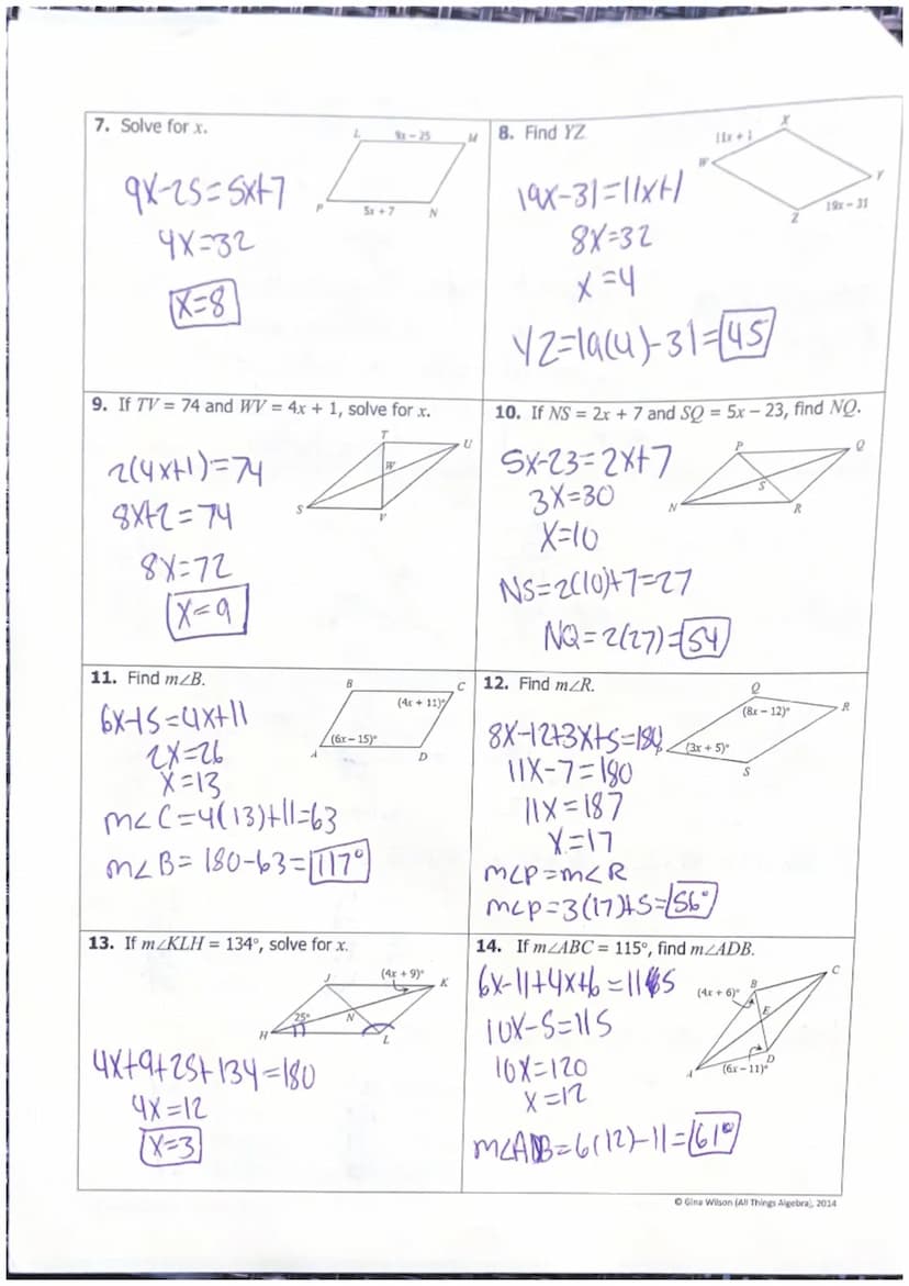 Notes: 3.6
Name: Evely B. Macias
Topic:
Main Ideas/Questions
1.
PROPERTIES OF
Opposite sides are parallel
Parallelograms Opposite angles
Ⓒ O