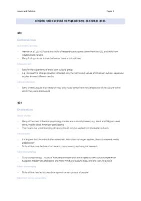 Know Gender and culture in psychology: Culture bias thumbnail