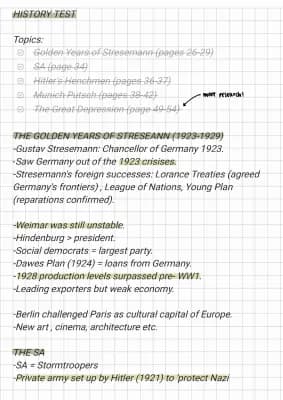 Know Notes on 1920s Germany thumbnail