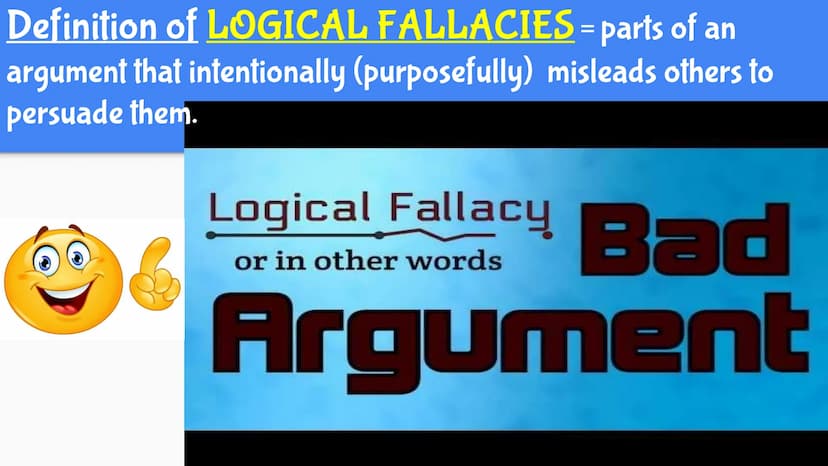 ☞ æ
æ æ
æ æ æ æ æ
A Guide to
Logical
Fallacies
AVOID THEM
AT ALL COST! AVOID Logical Fallacies when You Argue
Remember the cable TV ad where
