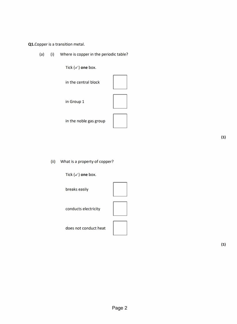 Q1.This question is about metals.
Figure 1 shows the metals used to make pylons and the wires of overhead cables.
Figure 1
(a)
GPS
Steel
An 