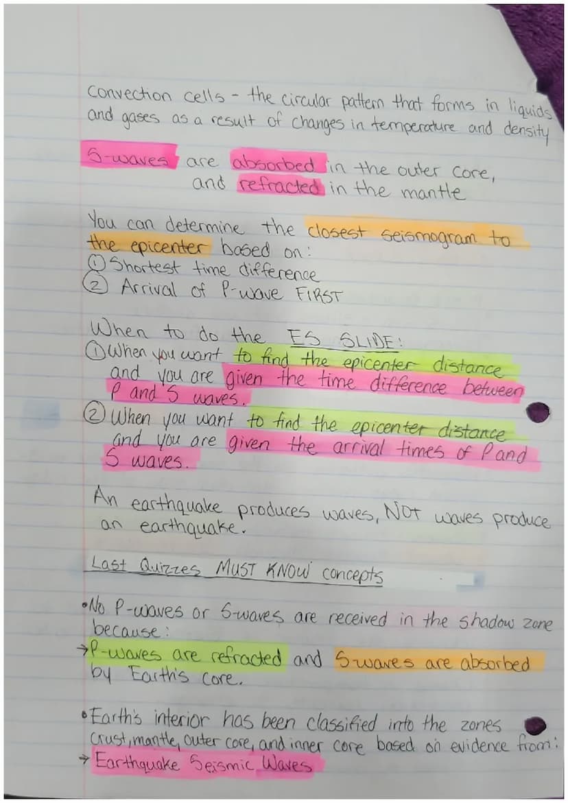 Miranda Mangru
Tectonic Plates Review Sheet
• All continents fit together like a puzzle to make
Pangea.
Continential Crust - thicker and les