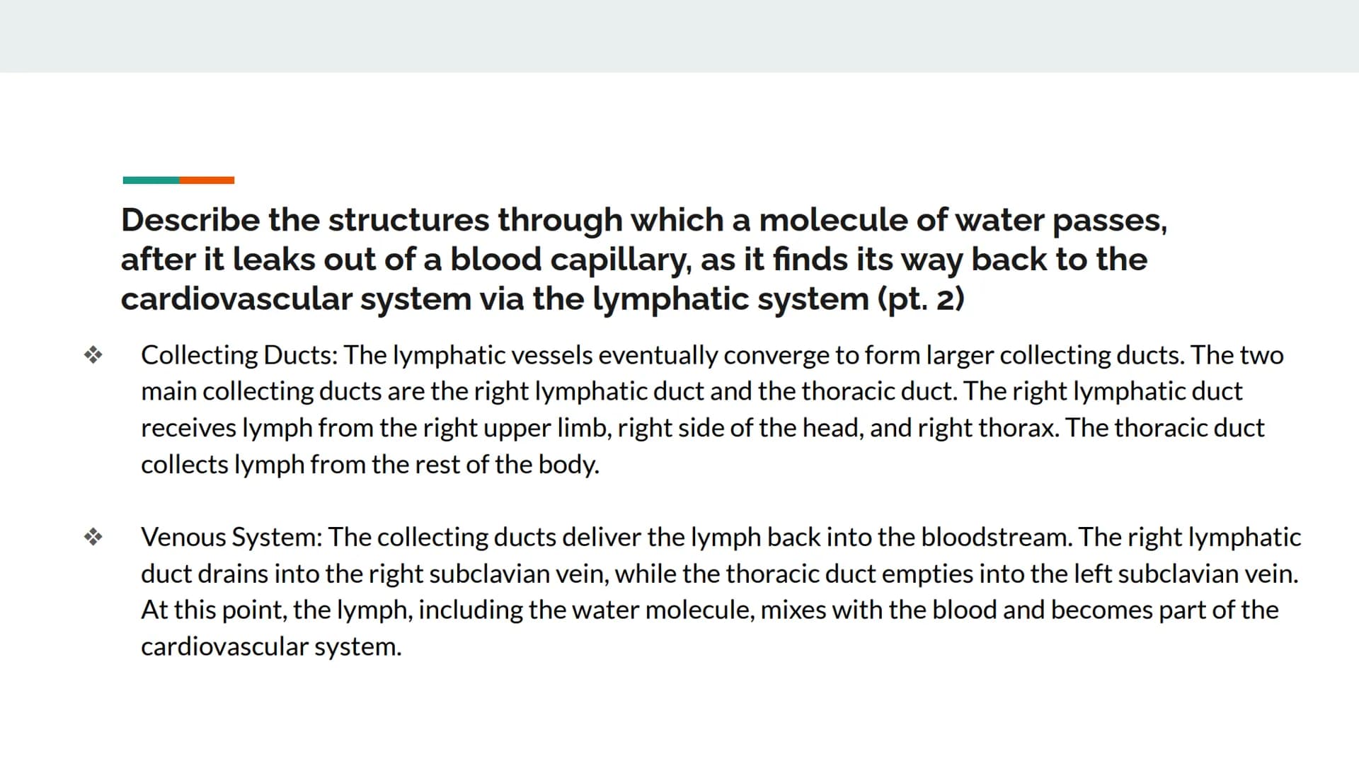 Chapter 12 Lesson Objectives
By: Arshi Maniar, Shreya Arul 12.1 Lesson Objectives Explain the two primary functions of the lymphatic system.