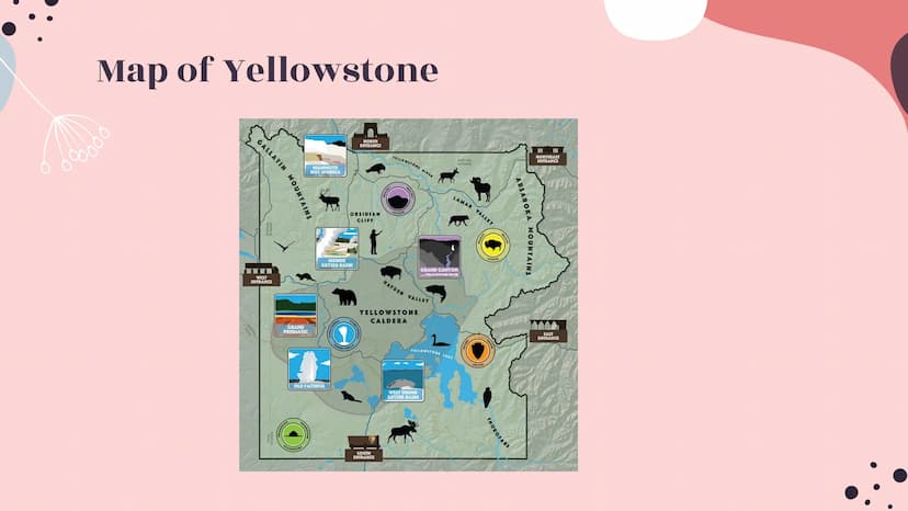 6000
Yellowstone
National Park
099800
oooooo About Yellowstone
First National Park
Half of all the world's known geothermal features
● World