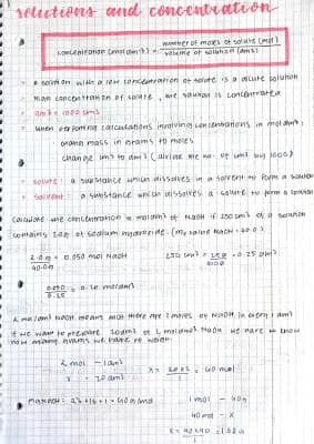 Know Solution and concentration thumbnail