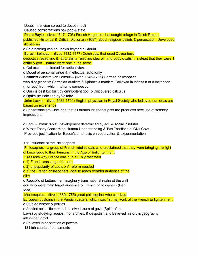Chapter 16: Toward a New
Worldview
16.1 Major Breakthroughs of the Scientific Revolution
Scientific Thoughts in 1500
Prior to 1500, understa