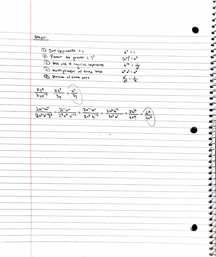 9
-
→
Properties of Exponents
nexponent of
XK base
3x² уз. Зух²
ахнуч
xy²
3x²y3
2
Multiplication (with same base) property: x5-x² = xxxxx ·×
