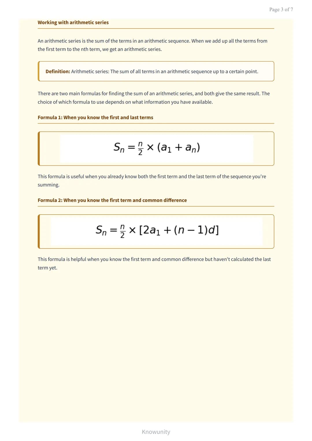 Arithmetic sequences and series: Finding patterns in numbers
Learn to identify, analyze, and work with arithmetic sequences and series
What 