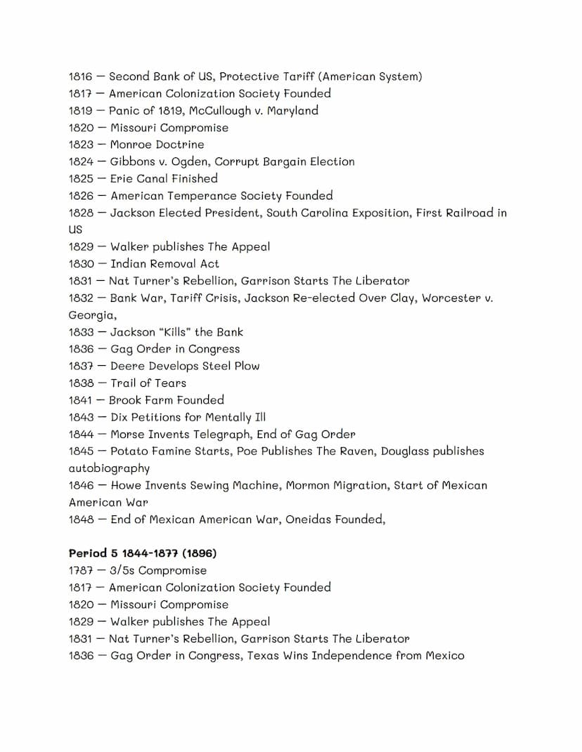 APUSH Timeline
Period 1 1491-1607
1492 Columbus Arrived in the Americas
1500s Emergence of Atlantic Slave Trade
1512 Encomienda System Estab