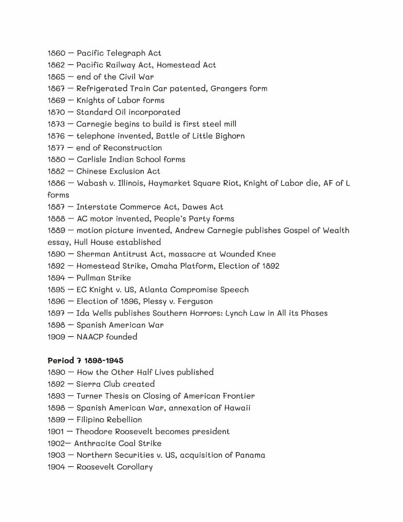APUSH Timeline
Period 1 1491-1607
1492 Columbus Arrived in the Americas
1500s Emergence of Atlantic Slave Trade
1512 Encomienda System Estab