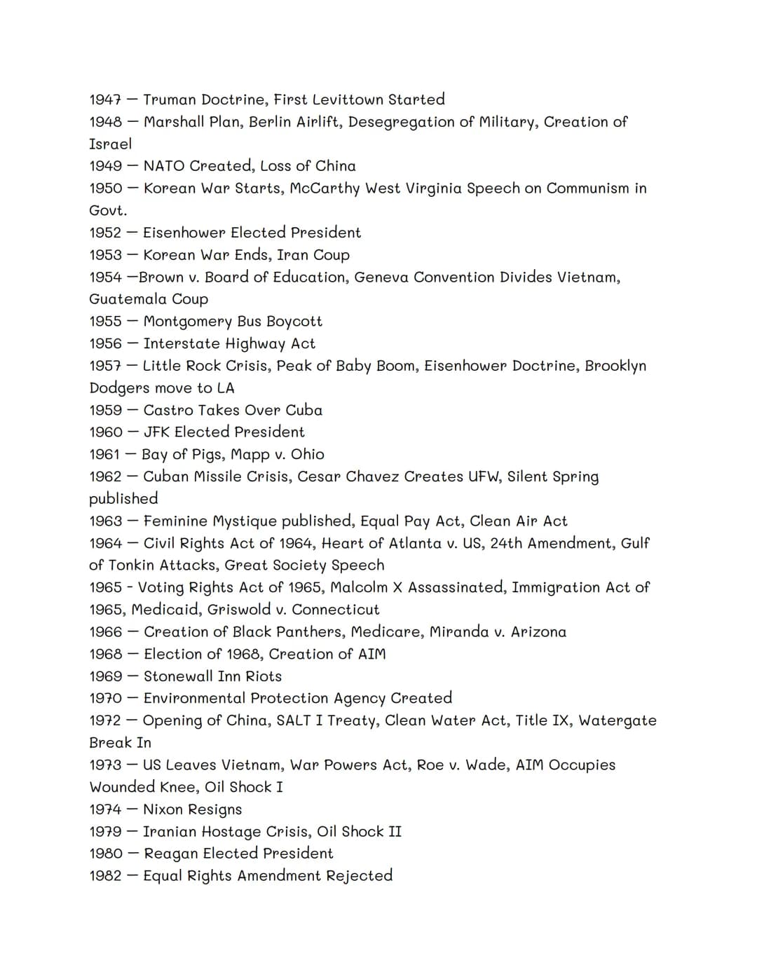 APUSH Timeline
Period 1 1491-1607
1492 Columbus Arrived in the Americas
1500s Emergence of Atlantic Slave Trade
1512 Encomienda System Estab