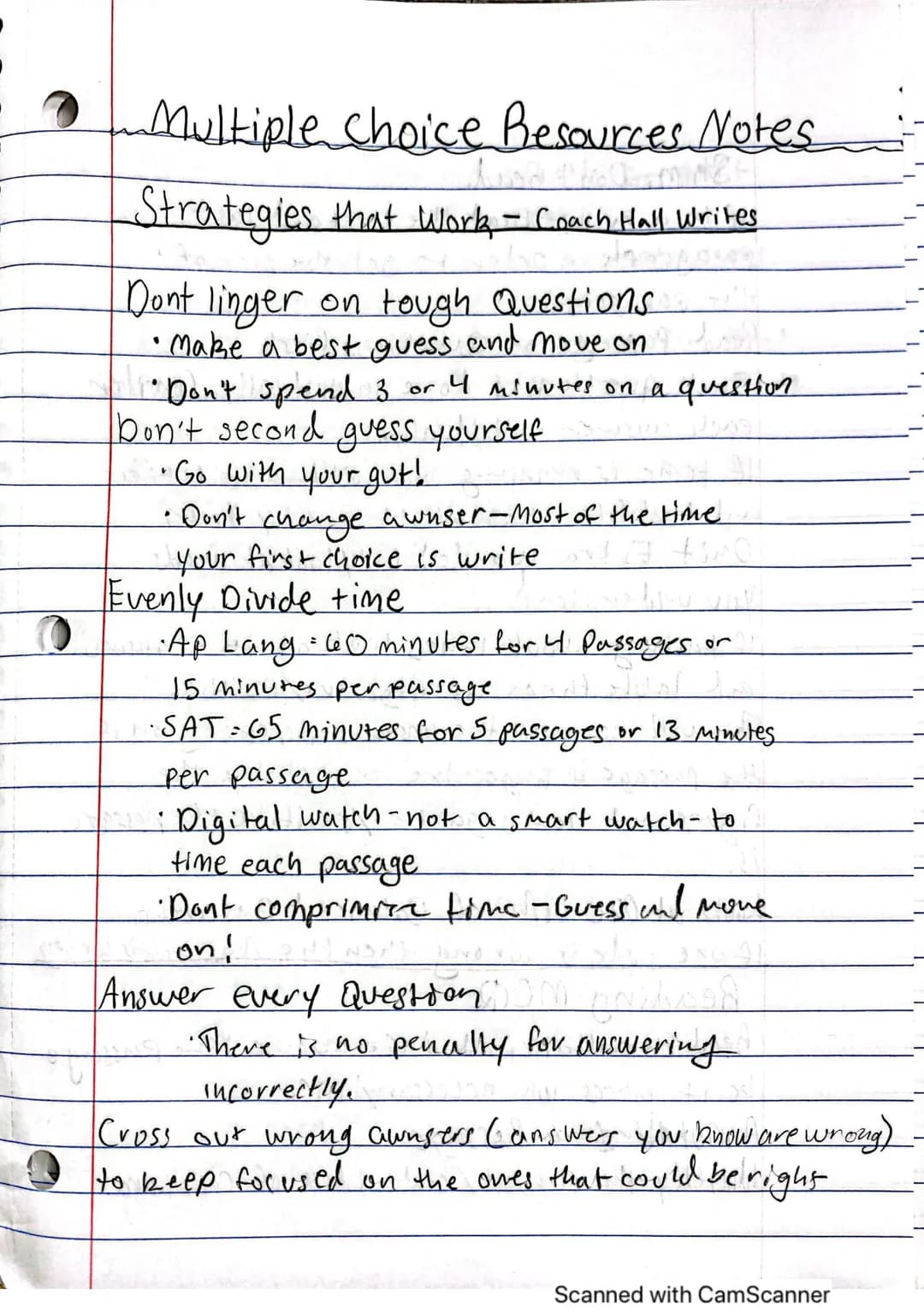 
<p>When it comes to taking the multiple choice portion of the AP Language and Composition exam, it's important to have a strategy in place 