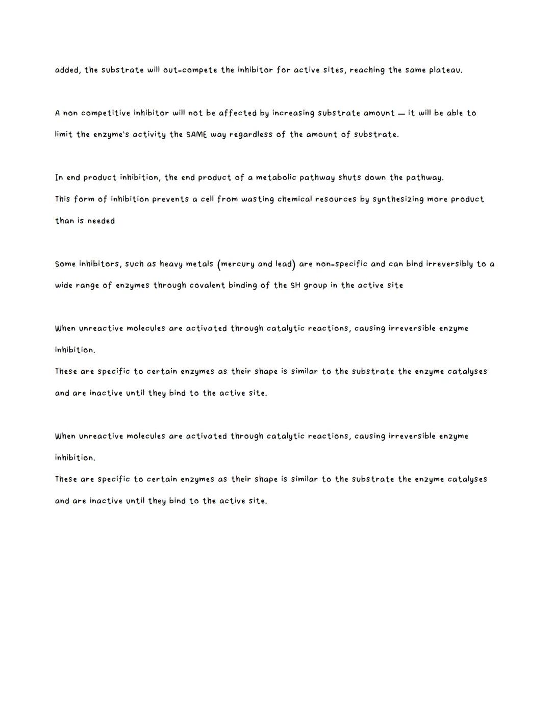 Amino Acids:
●
There are twnety amino acids that are commonly used
There can be one or more chains to form a protein
Chains of amino acids (