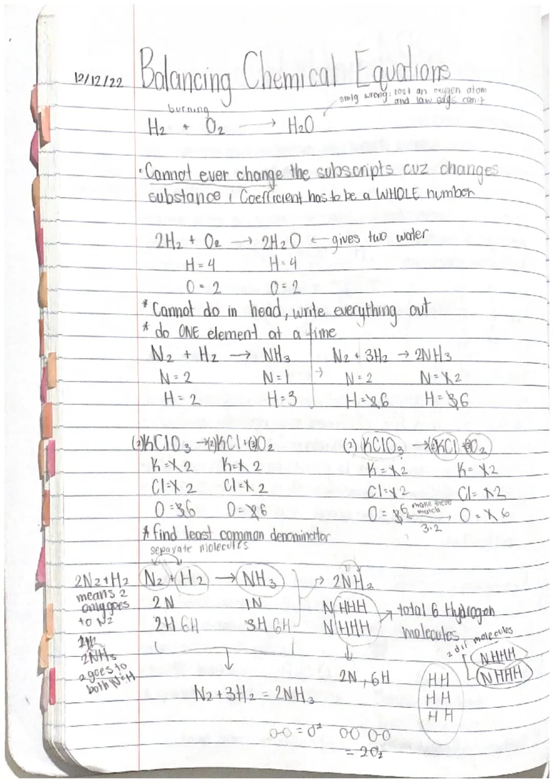 
<p>Balancing chemical equations is an essential skill in chemistry. It involves ensuring that the number of atoms for each element is balan