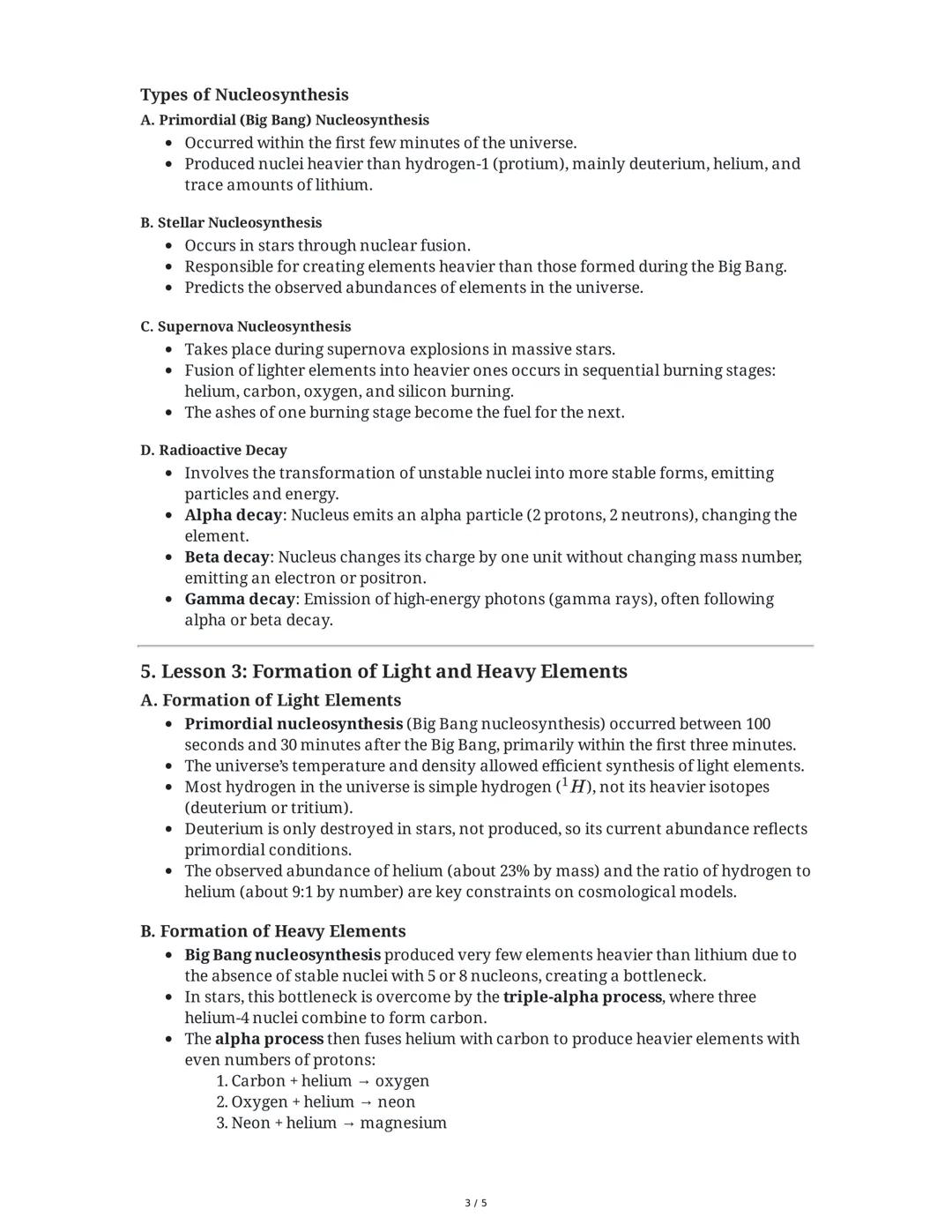 # Module 1: The Universe - Comprehensive Summary

## 1. Module Overview and Objectives

This module, part of a Physical Science course at Ne