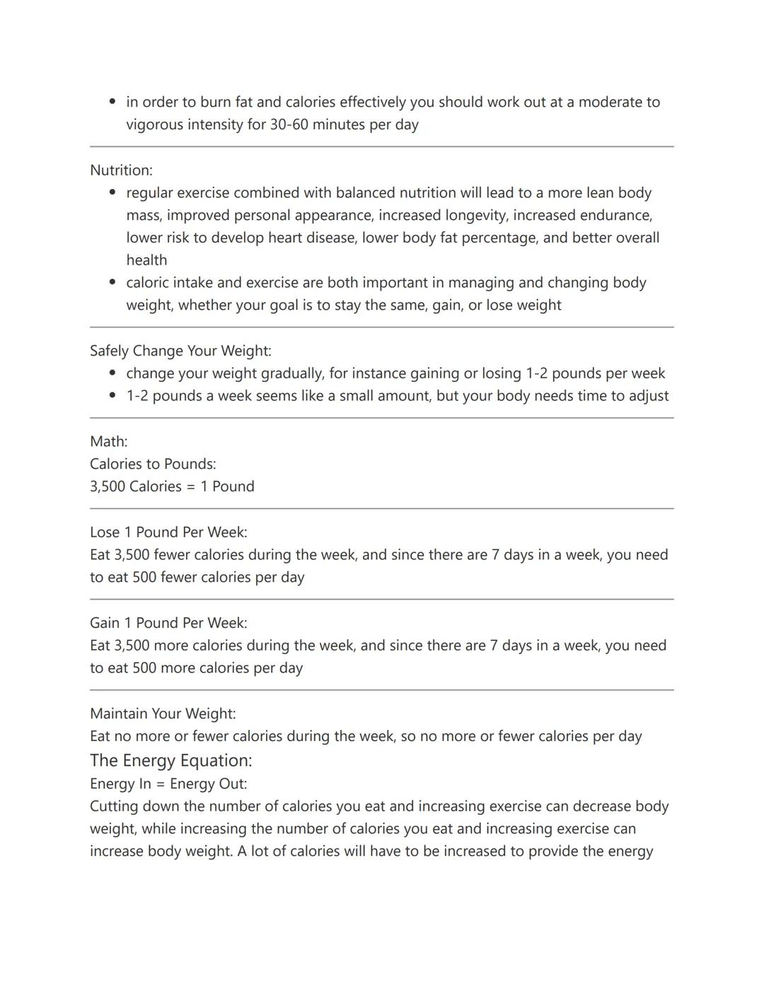 Unit 3
Unit 3:
Lesson 3.1: Body Composition Lesson:
Understanding Body Composition:
• your body fat percentage is similar to your resting he