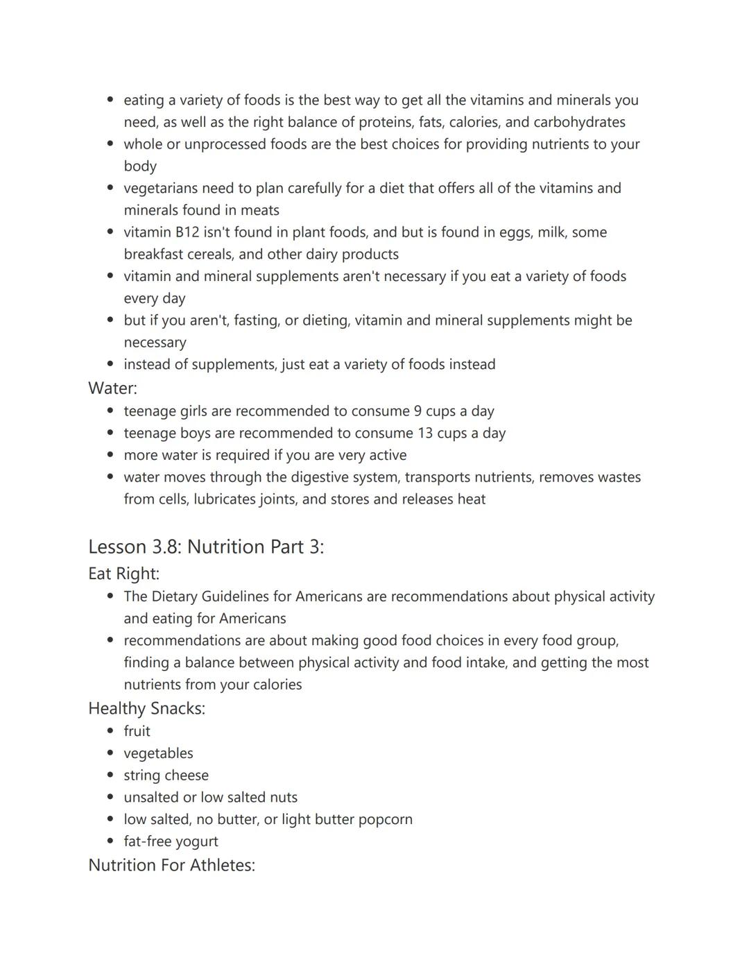 Unit 3
Unit 3:
Lesson 3.1: Body Composition Lesson:
Understanding Body Composition:
• your body fat percentage is similar to your resting he