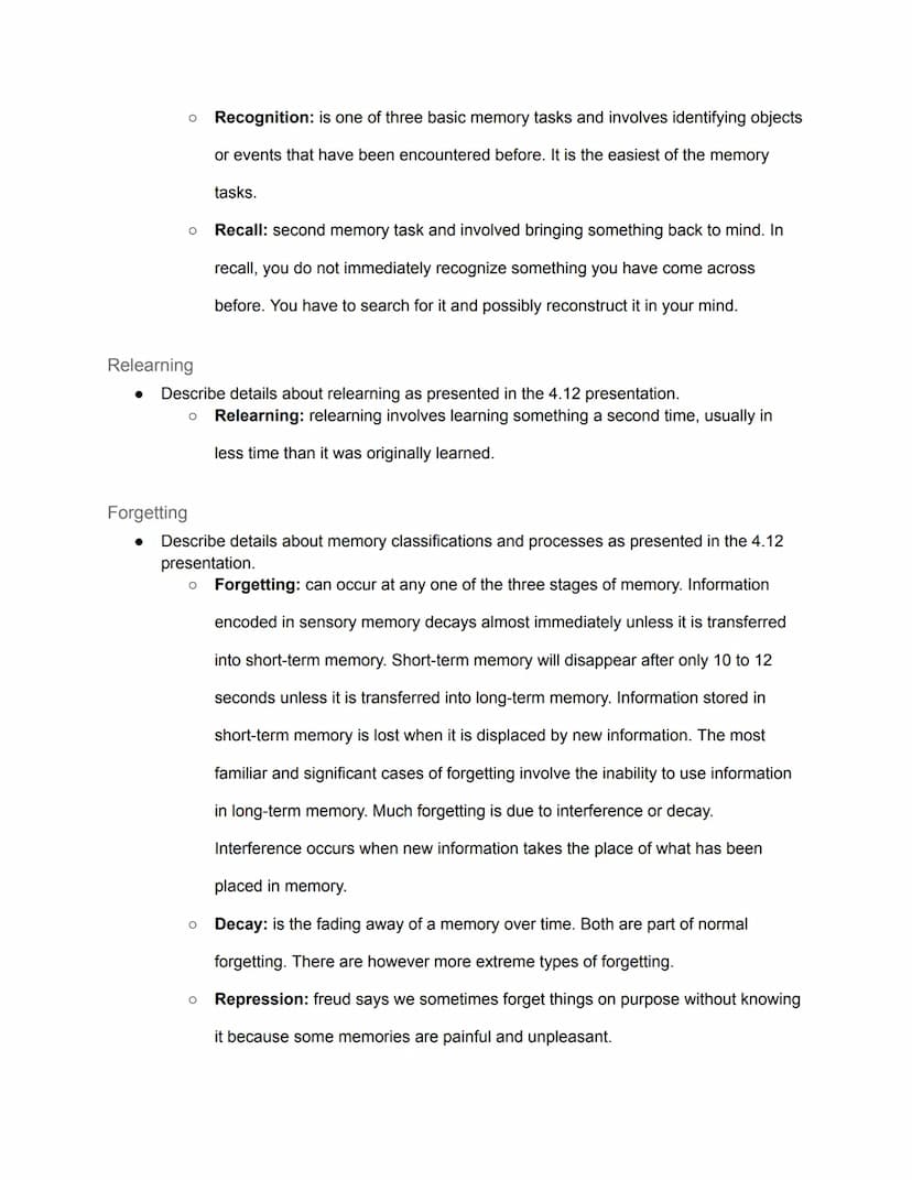 Unit 4: Learning and Memory - Guided Notes
4.1 Classical Conditioning
Classical Conditioning
● Describe details about classical conditioning