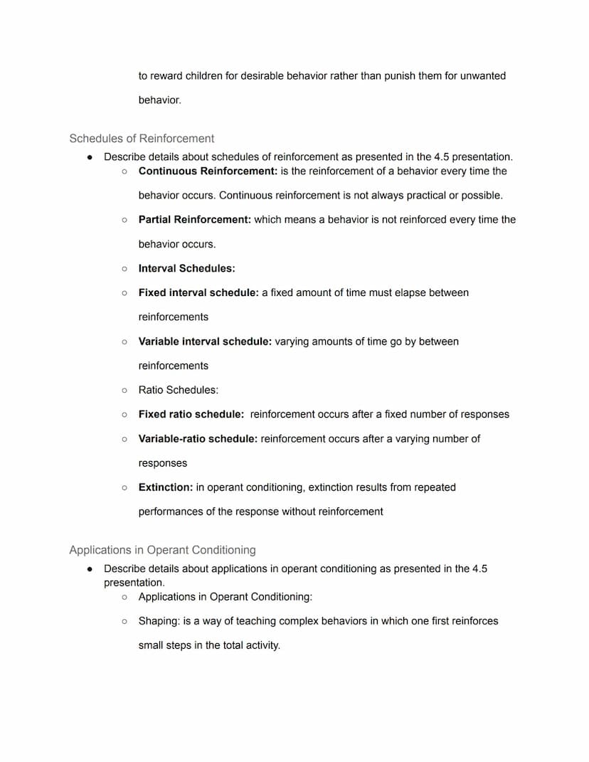 Unit 4: Learning and Memory - Guided Notes
4.1 Classical Conditioning
Classical Conditioning
● Describe details about classical conditioning