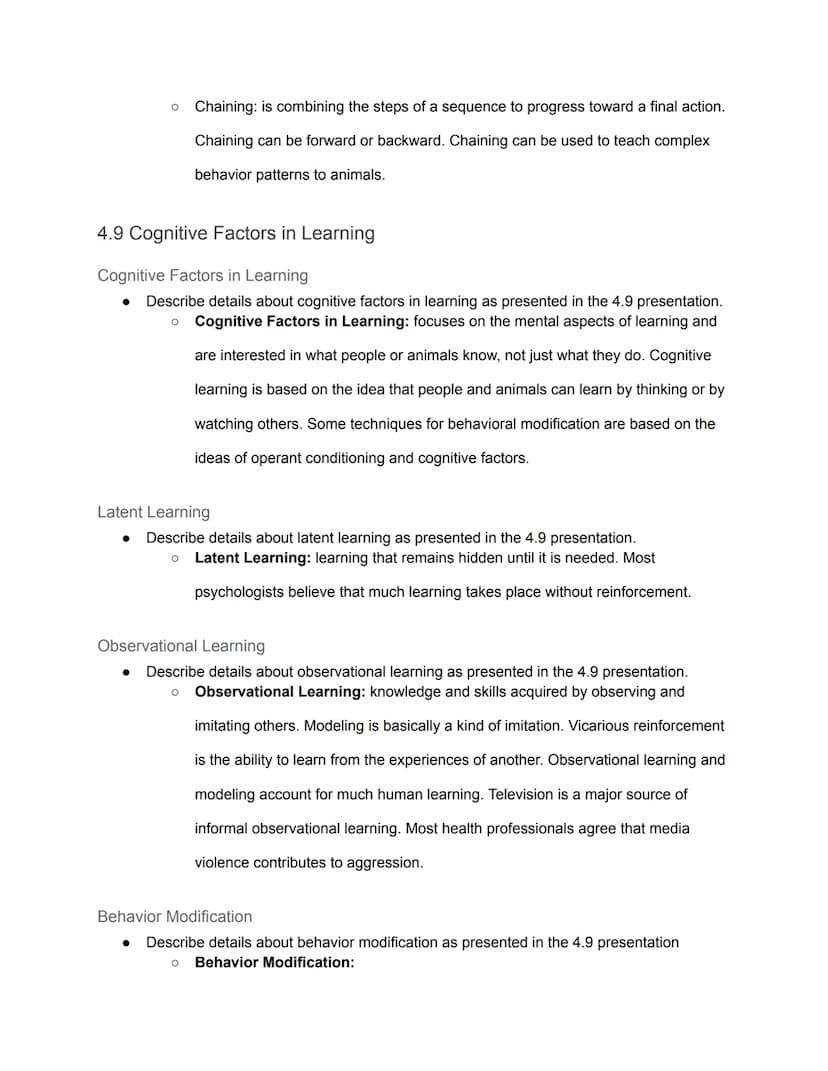 Unit 4: Learning and Memory - Guided Notes
4.1 Classical Conditioning
Classical Conditioning
● Describe details about classical conditioning