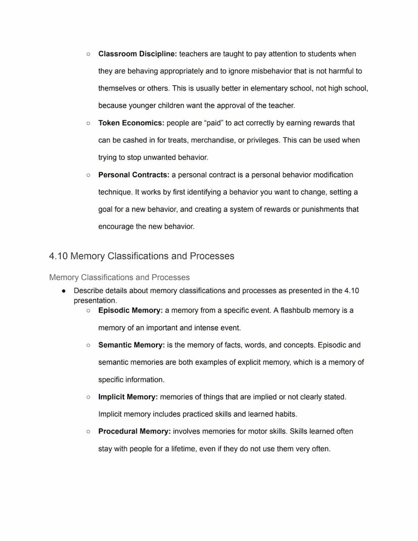 Unit 4: Learning and Memory - Guided Notes
4.1 Classical Conditioning
Classical Conditioning
● Describe details about classical conditioning
