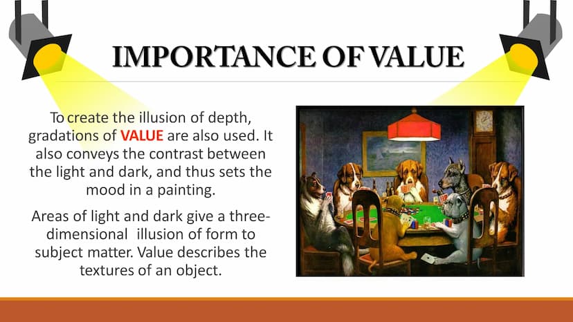 
<p>The Building Blocks of Composition in Arts</p>
<h2 id="thevisualelementvalue">The Visual Element - Value</h2>
<p>Value is an element of 