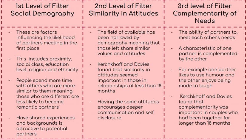
<h2 id="kerckhoffanddaviestheory">Kerckhoff and Davies Theory</h2>
<p>Kerckhoff and Davies proposed a theory of how romantic relationships 