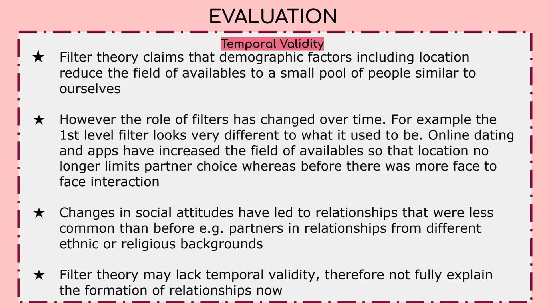 
<h2 id="kerckhoffanddaviestheory">Kerckhoff and Davies Theory</h2>
<p>Kerckhoff and Davies proposed a theory of how romantic relationships 