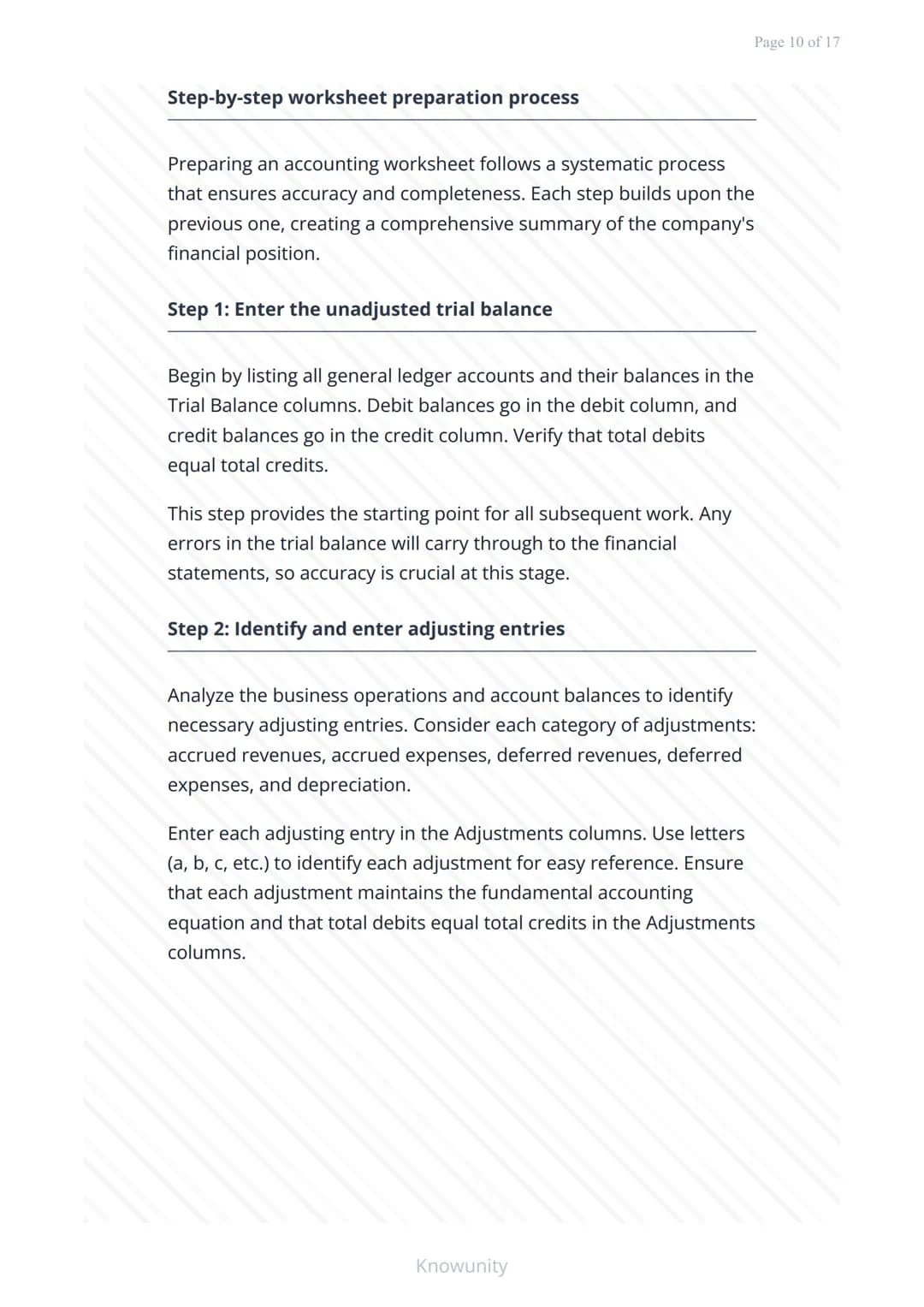 Accounting Cycle: Adjusting Entries and Worksheet
Preparation
Master adjusting entries and worksheet
preparation in the accounting cycle
Wha