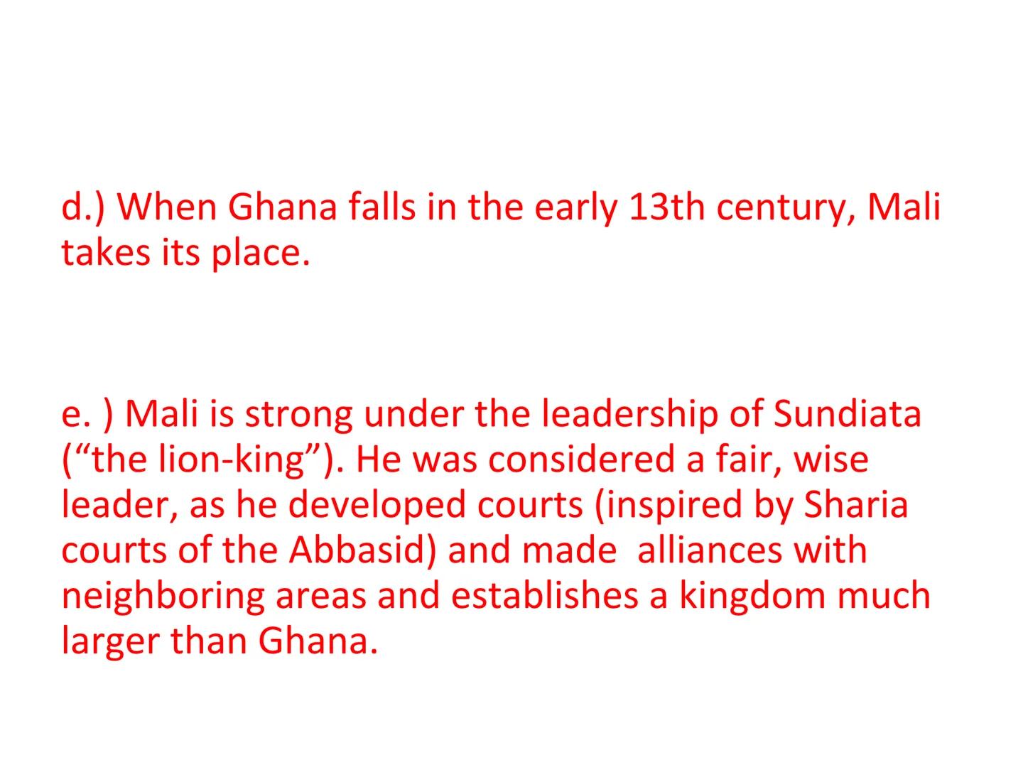 Unit 1, 1.5
State building in Africa
1200-1450 CE Part 1: Intro and geography
a.) cultural similarities: Because of the vast migrations of t