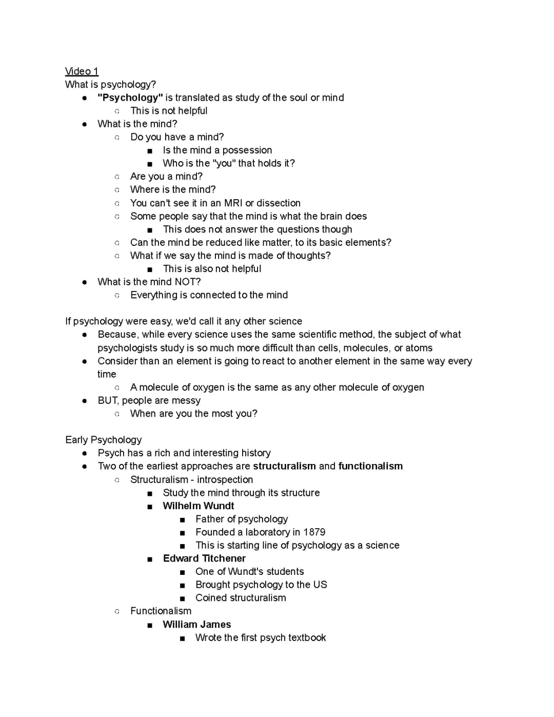 1.1 Introducing Psychology 