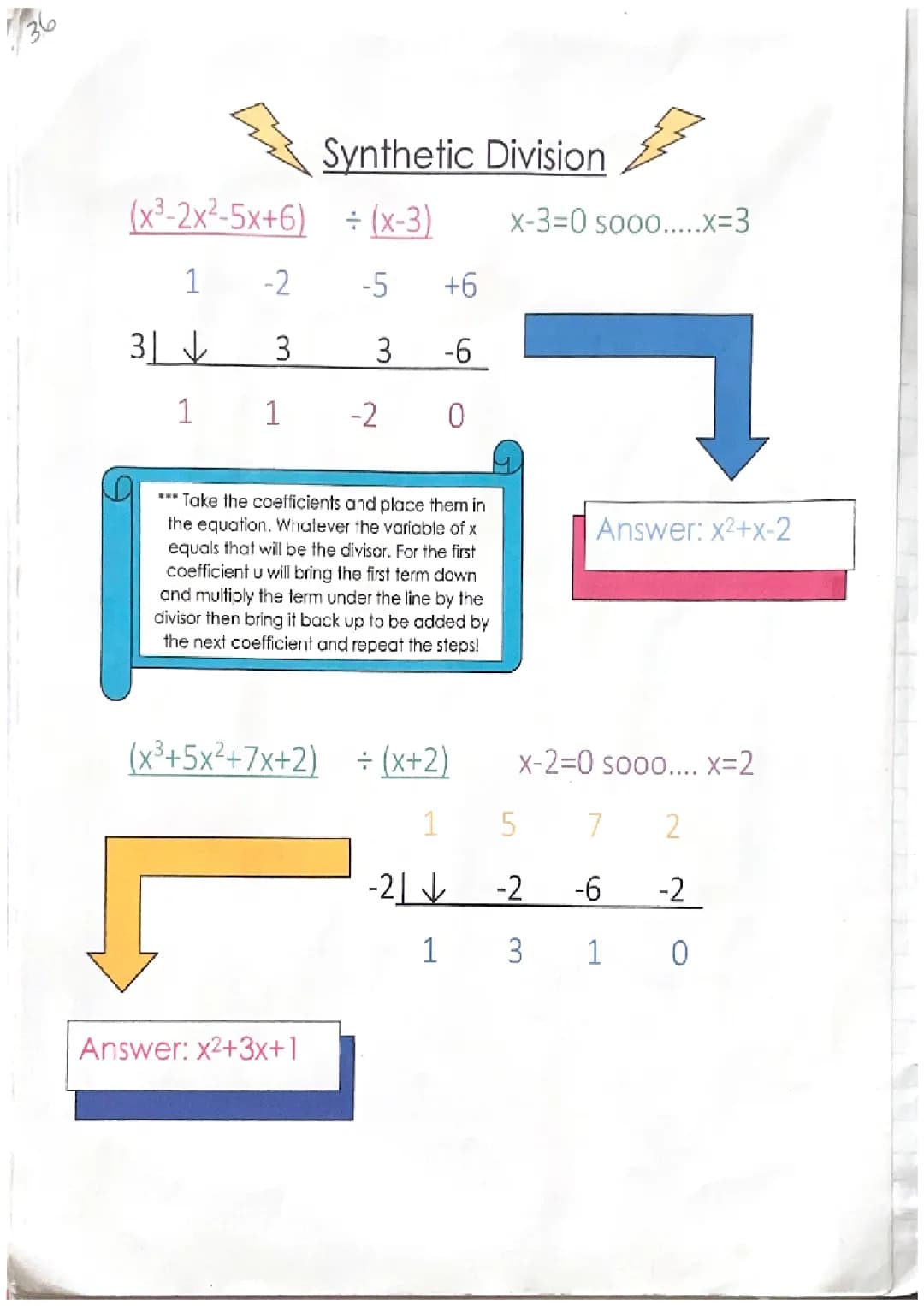 Easy Synthetic Division: Fun Examples and Steps!