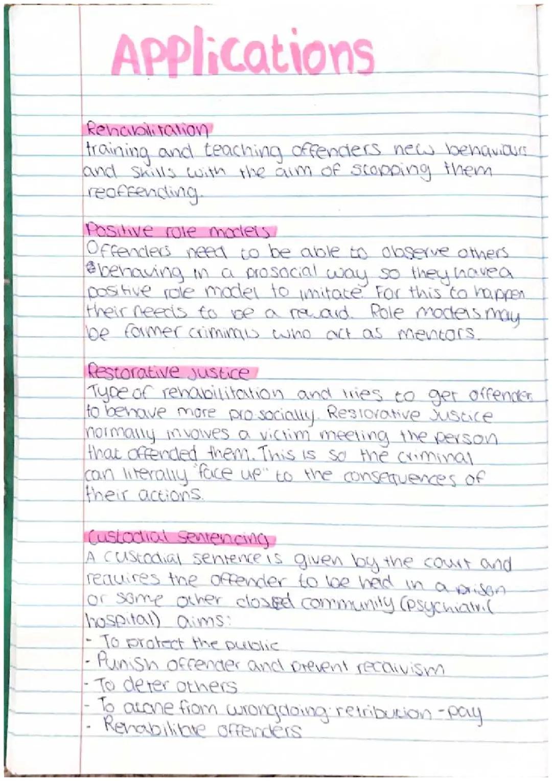 criminal psychology applications