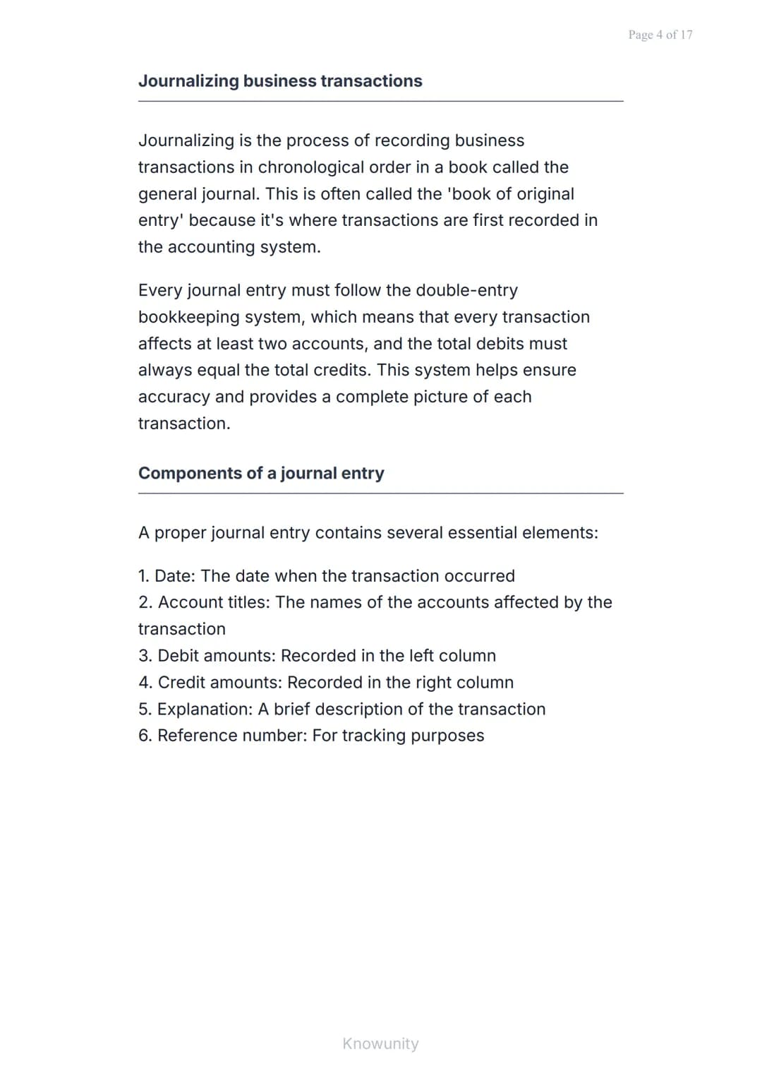 The Accounting Cycle: Journalizing and Posting to the
Ledger
Master the first two steps of the accounting
cycle process
What you will learn
