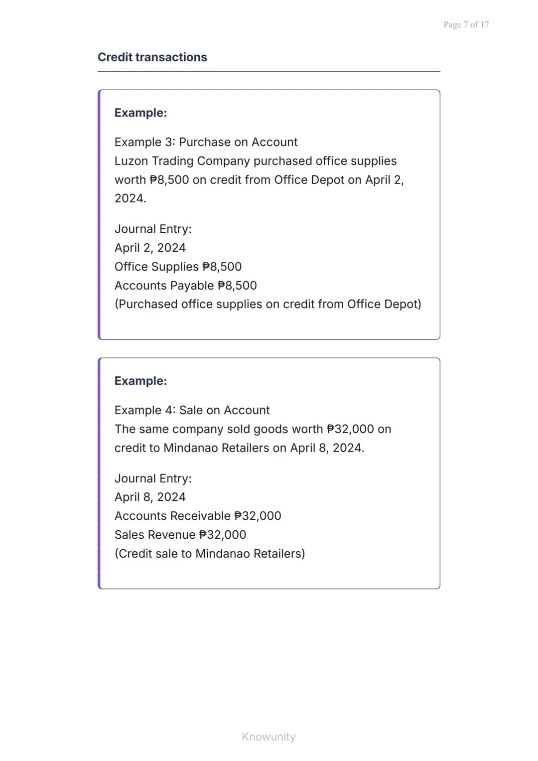 The Accounting Cycle: Journalizing and Posting to the
Ledger
Master the first two steps of the accounting
cycle process
What you will learn
