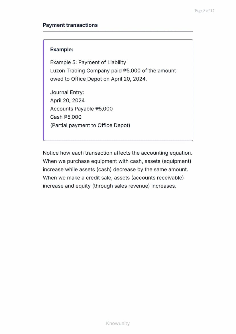 The Accounting Cycle: Journalizing and Posting to the
Ledger
Master the first two steps of the accounting
cycle process
What you will learn
