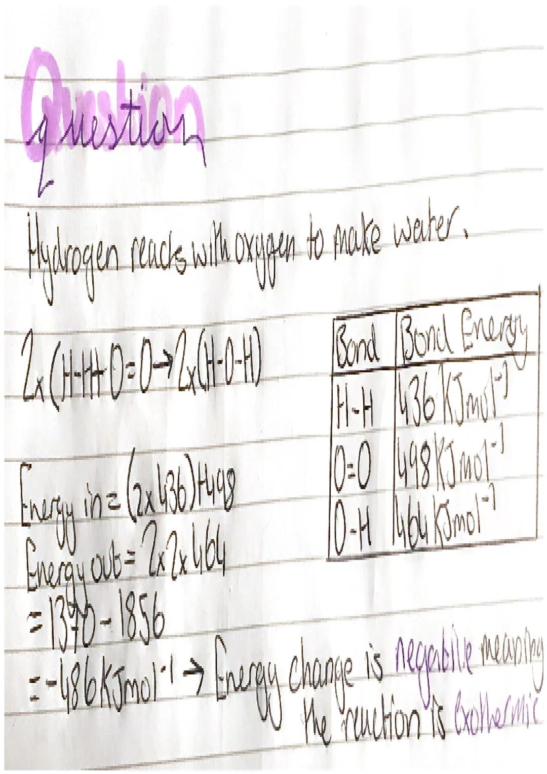 # Chemistry - Exothermic and Endothermic Reactions

Reactions and temperature changes:

Energy is conserved in chemical reactions, so the to