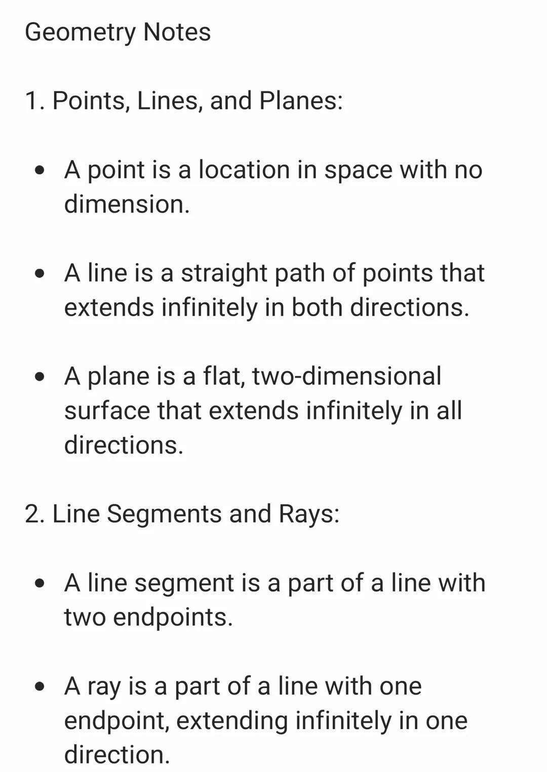 Free High School Geometry Study Notes PDF: Polygons, Pythagorean Theorem & More!