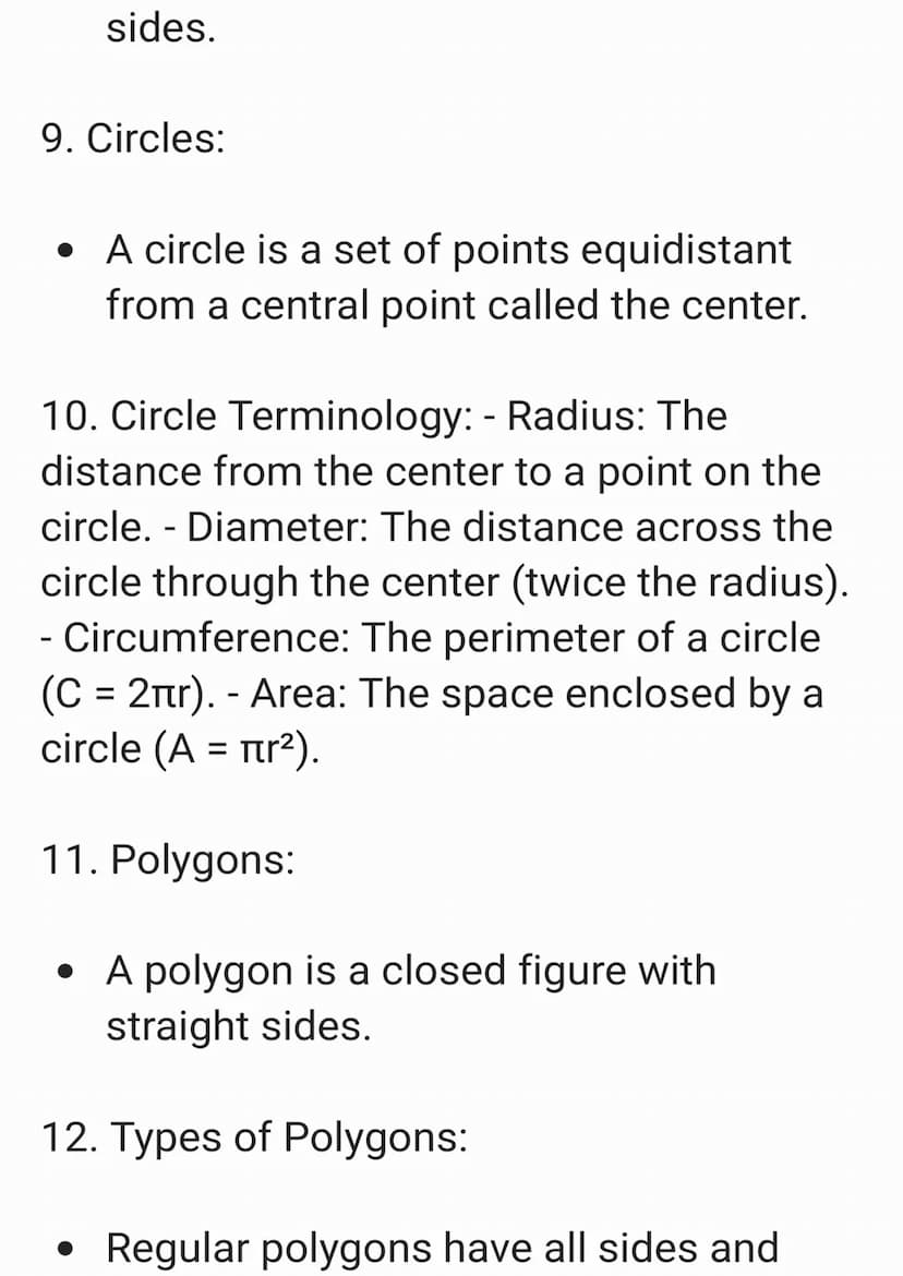 
<p>If you are studying high school geometry and need a comprehensive study guide, you can download the high school geometry study notes PDF