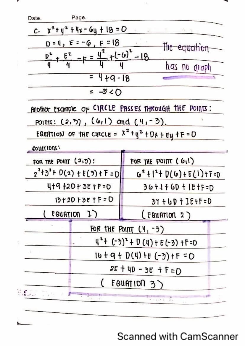 GENERATOR OF THE CONE
eve A line lying entirely on
the cone
Conic Sections
11 CIRCLE) CONIC SECTION ( or simply conic) accor-
cling to Apoll