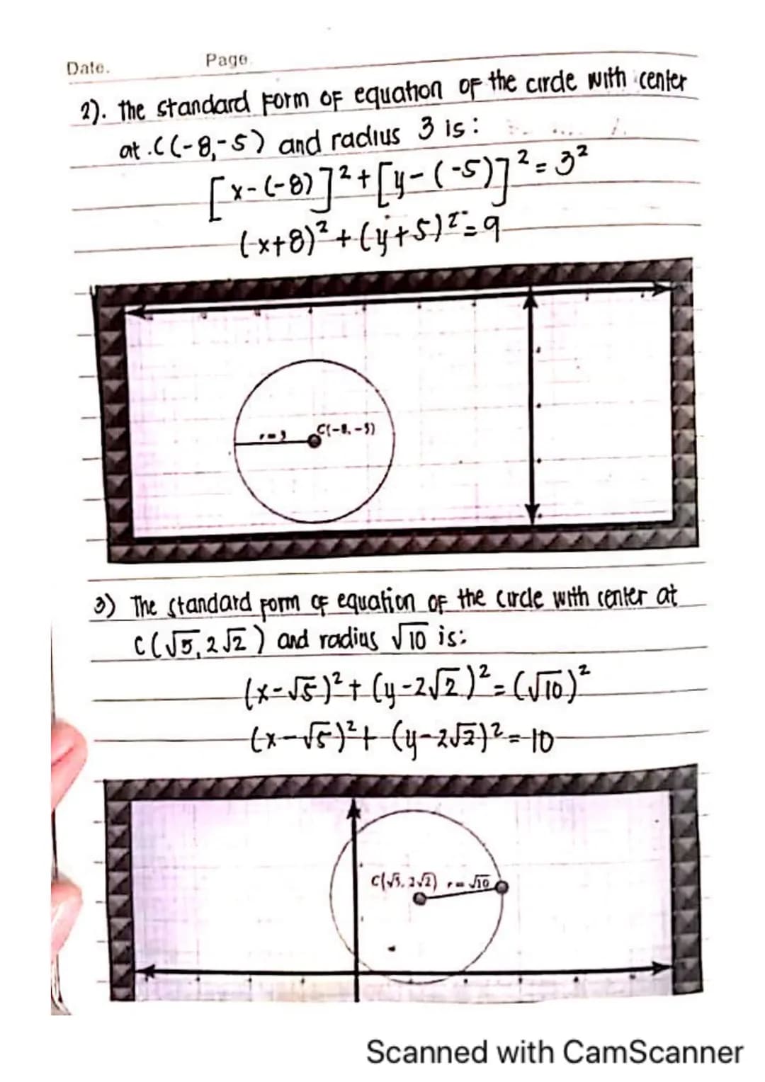 GENERATOR OF THE CONE
eve A line lying entirely on
the cone
Conic Sections
11 CIRCLE) CONIC SECTION ( or simply conic) accor-
cling to Apoll