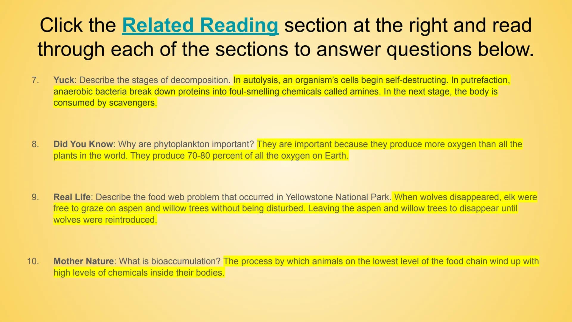 BrainPOP: Food Chains &
Energy Pyramid Activity
+
HHH
Om Part 1- BrainPOP Food Chains
Watch the movie and answer the questions below. (Turn 