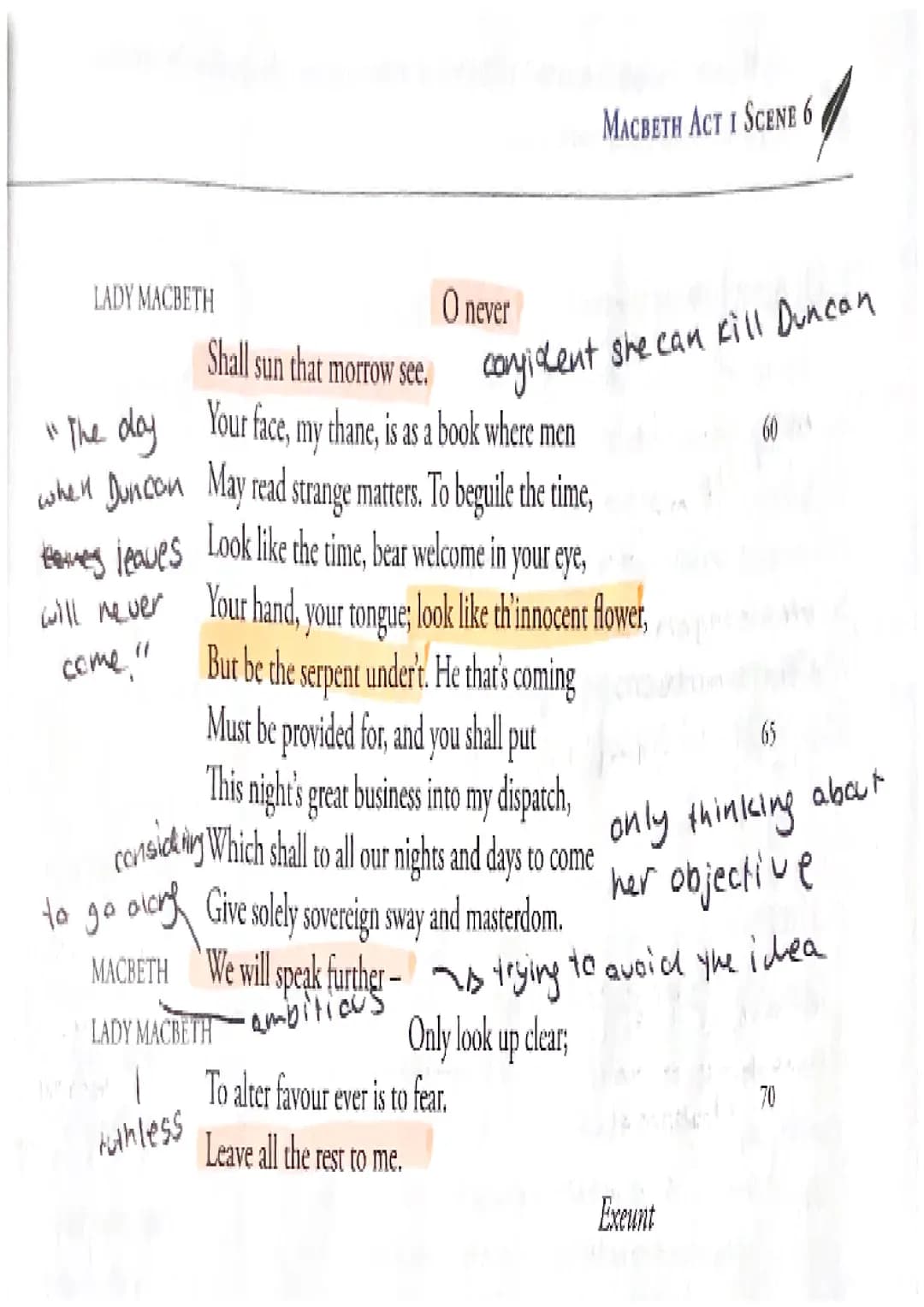 LADY MACBETH
Explains
hat witches
predicted his
reward.
1
fold that he
will become
king
Lady
Macbeth thinks
he's too kind
MACBETH ACT I SCEN