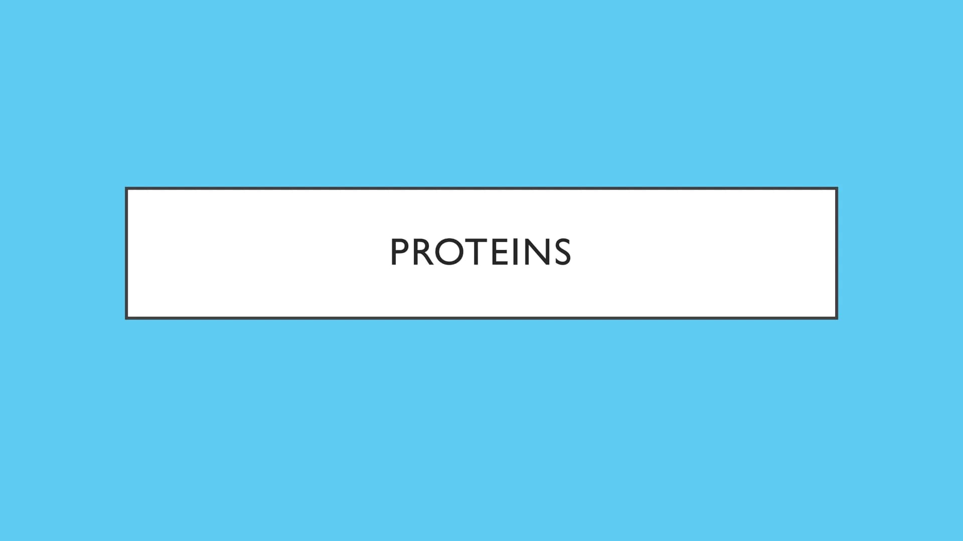 PROTEINS ●
●
Examples: meat, fish, dairy, nuts, seeds, beans
Uses: Growth - nails, hair, muscle mass. Repair - muscles,
tissues, organs. Mai