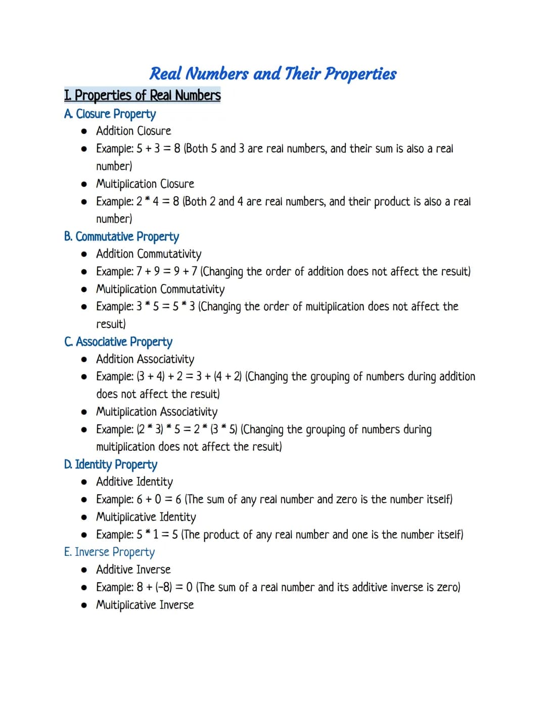 Real Numbers: Easy Examples, Properties, and Worksheets for Kids