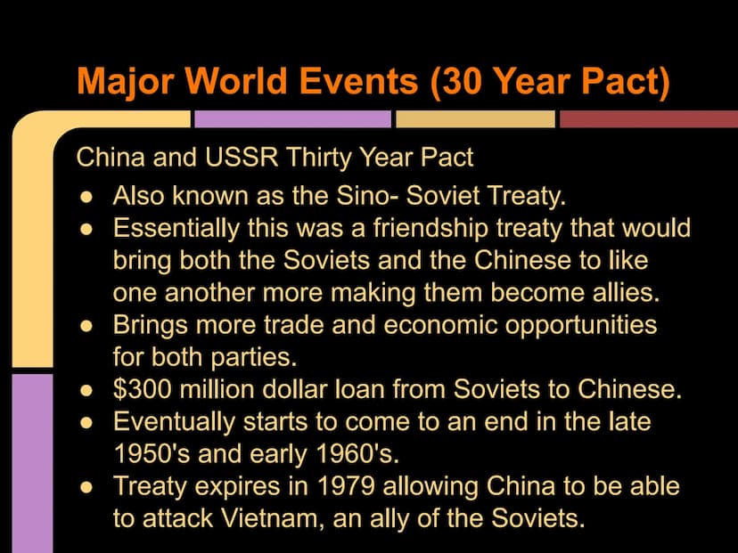 The 1950's
By: Yara H., Micheline G., and
Sheila C. Major World Events (Korean War)
Korean War (The Forgotten War)
Starts on June 25, 1950 a