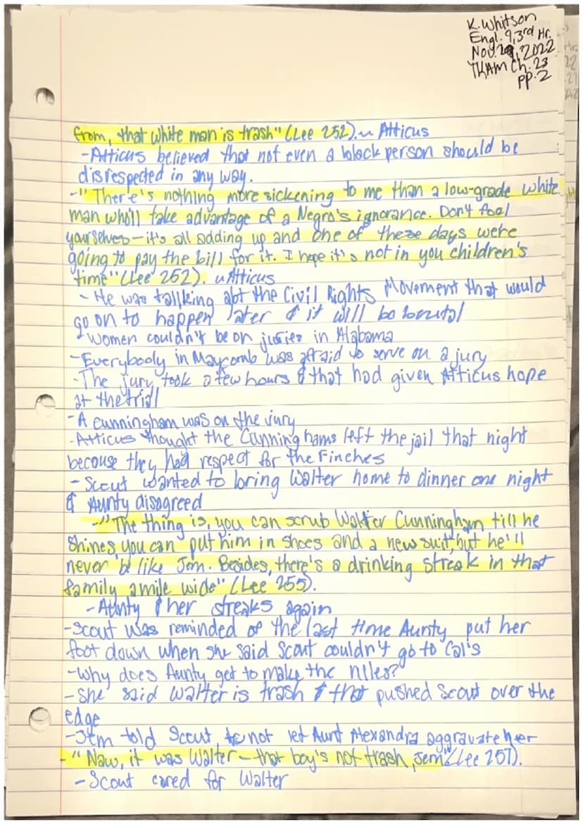 
<p>In Chapter 22, Jem is deeply affected by the outcome of Tom Robinson's trial and believes that the verdict was unfair. This shows how At