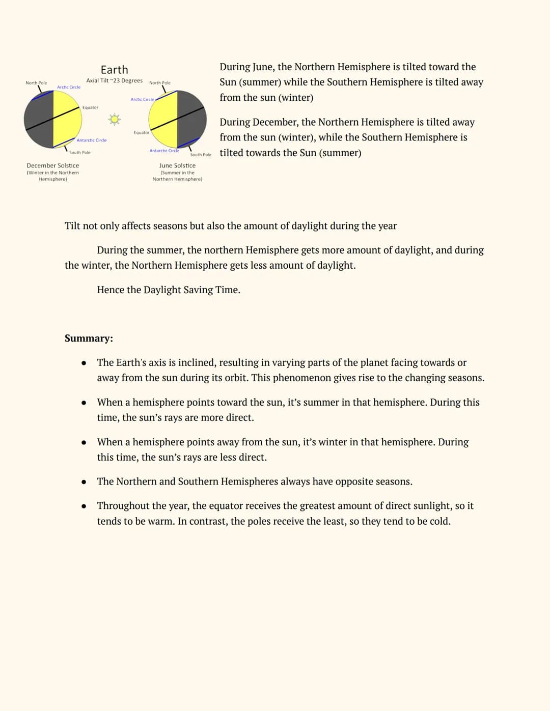 
<p><strong>Introduction</strong></p>
<p>One theory for the occurrence of seasons is that they are due to the distance between the Earth and