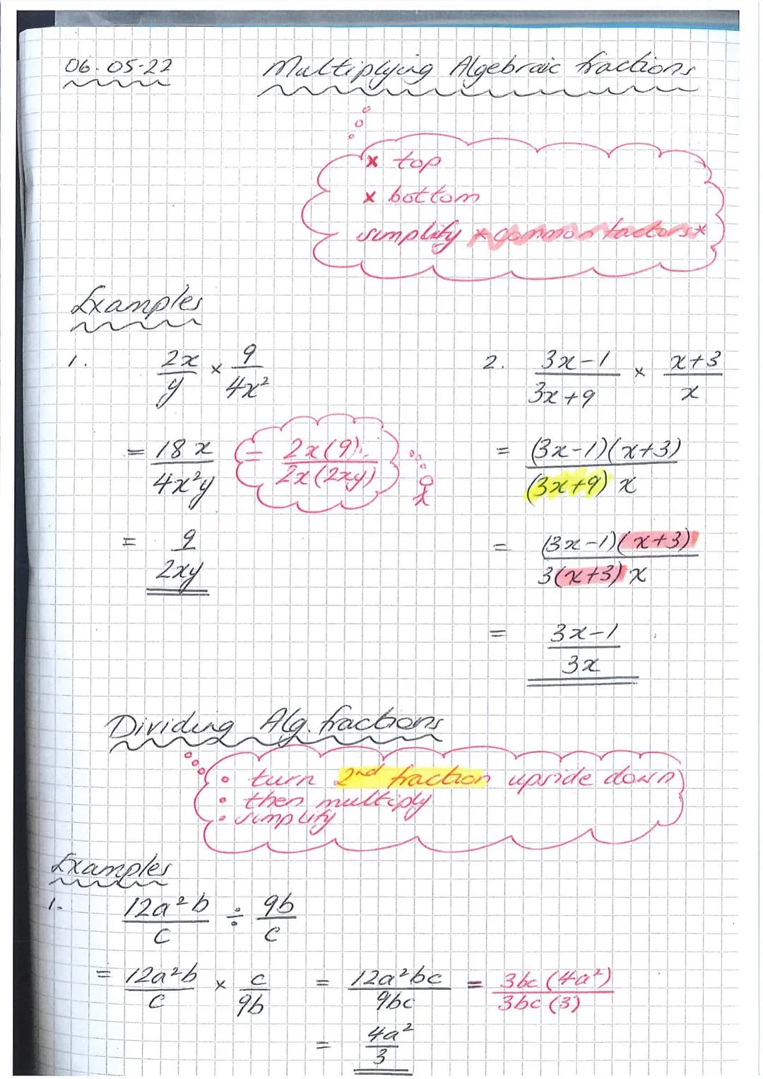 27-04-22
2
Simplifying
Exam Type
•Simplify 6-3
62-9
X
D
a
05
|||
= 1(6-3)
-3x+2
(x-1)(x-2)
(643)
Simplify
Need
(6-3) (673)
أجمع
highest comm