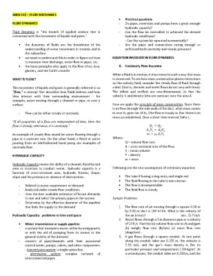 Know FLUID MECHANICS  thumbnail